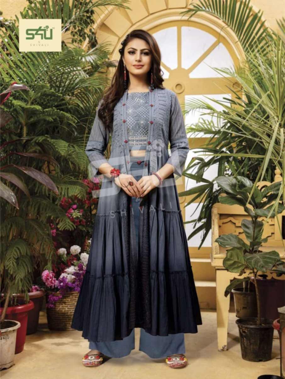 S4u Fusion Beats Vol-3 Party Wear Kurti Set S4u Fusion Beats Vol-3 Party Wear Kurti Set